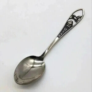 Utah Beehive Seagull Souvenir Engraved Spoon Kitschy Cool!